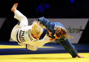 Fotógrafo deportivo y de retrato Marcelo Rua — Alina Dumitru (ROU) European Judo Championship Lisboa 2008